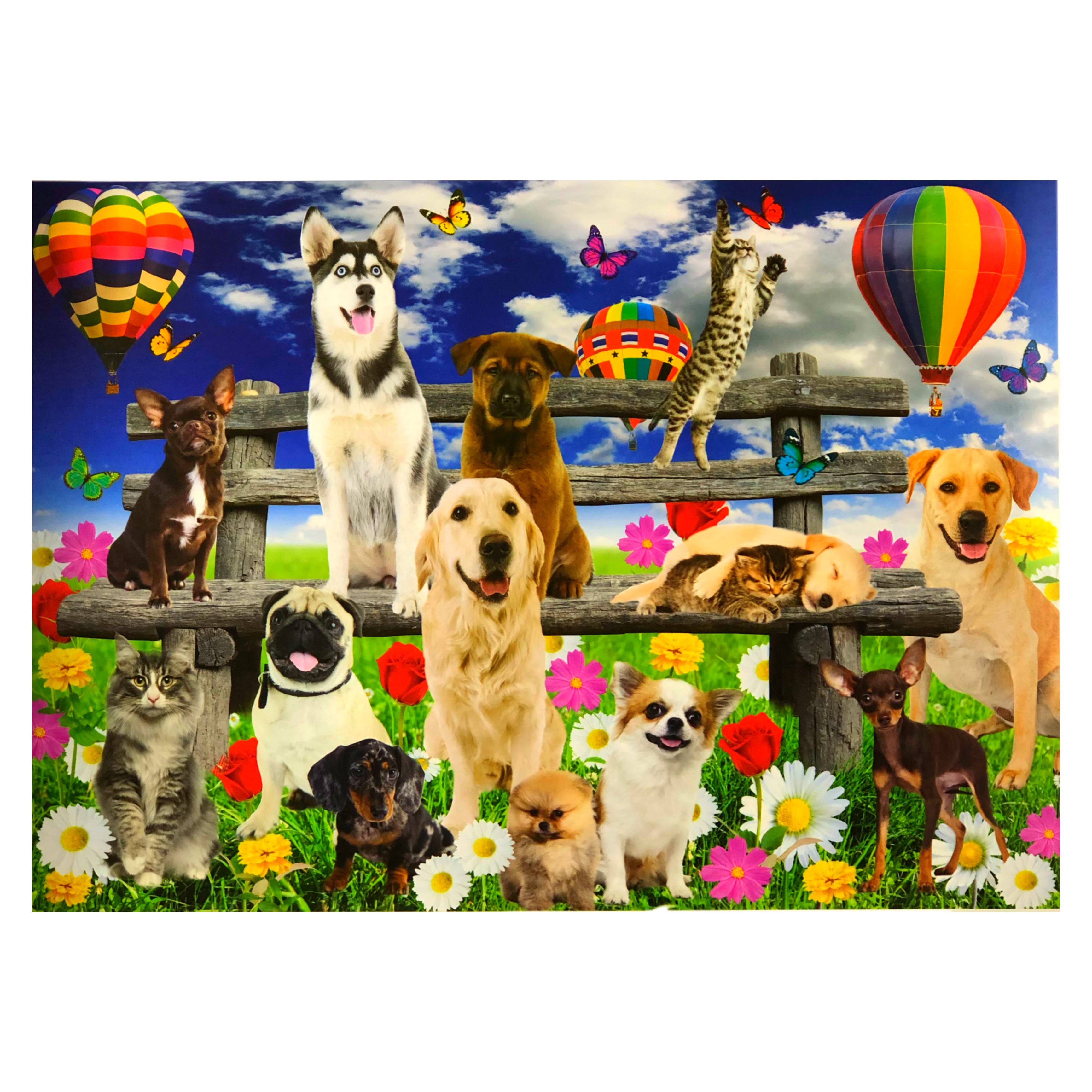 Puzzle Dogs - Collage, 1 000 pieces